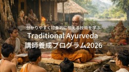 2026年アーユルヴェーダ講師養成プログラム第４期